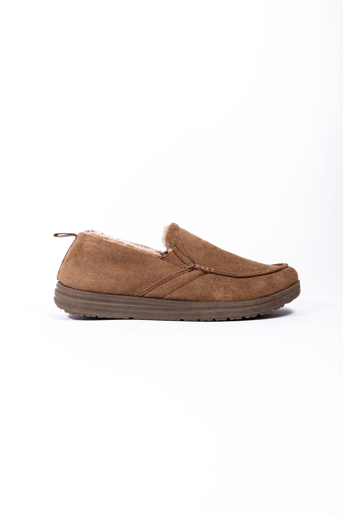 Adam Chestnut Microfibre Twin Gusset Men Slipper