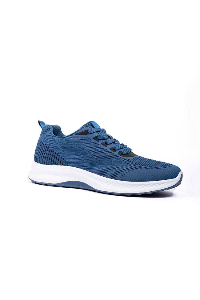 Mateo Flynit Men's Lace Up Trainer Navy