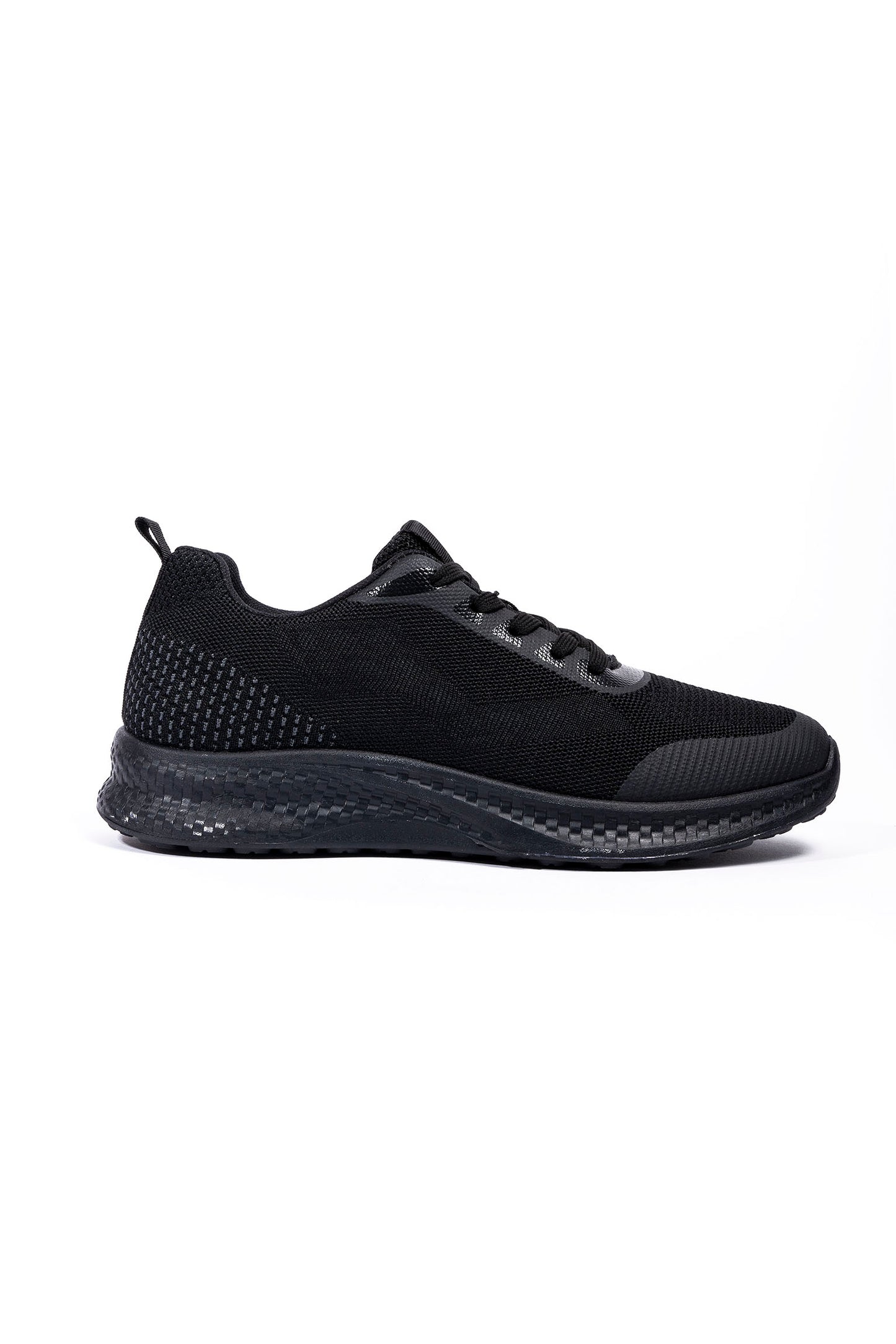 Mateo Flynit Men's Lace Up Trainer Black