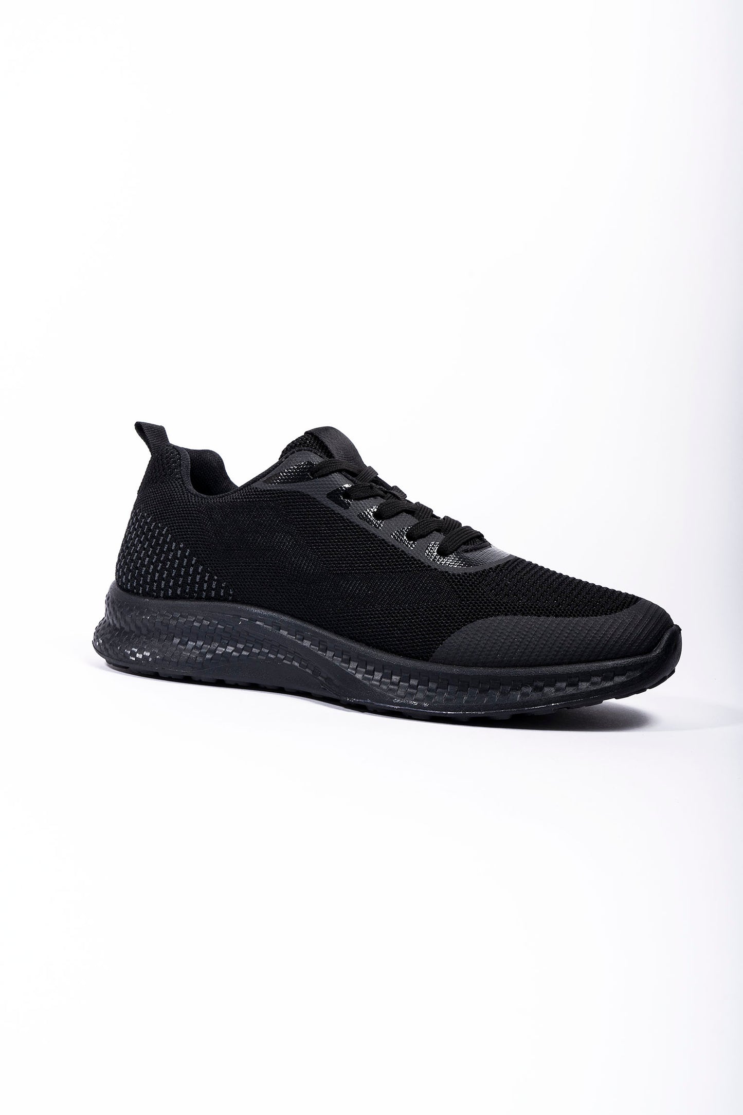 Mateo Flynit Men's Lace Up Trainer Black