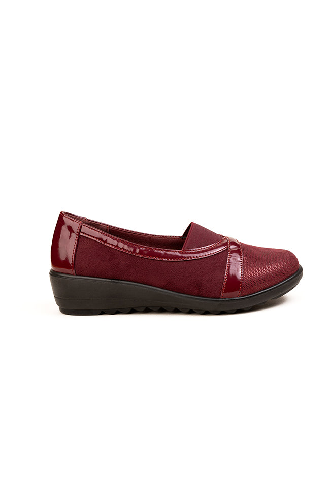 Jessica Ladies Dr. Lightfoot Burgundy Casual Shoes