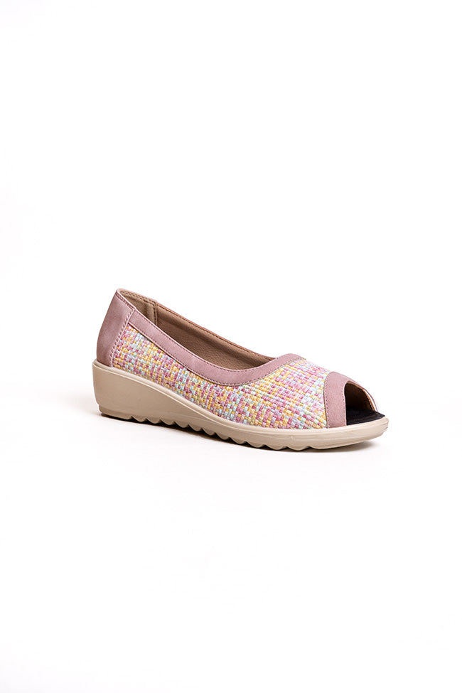 Celine Dr. Lighfoot Ladies Open Toe Pink Slip On Casuals Wholesale