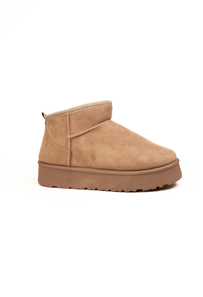 Scarlet Ladies Platform Low Cut Ankle Boot Khaki Wholesale