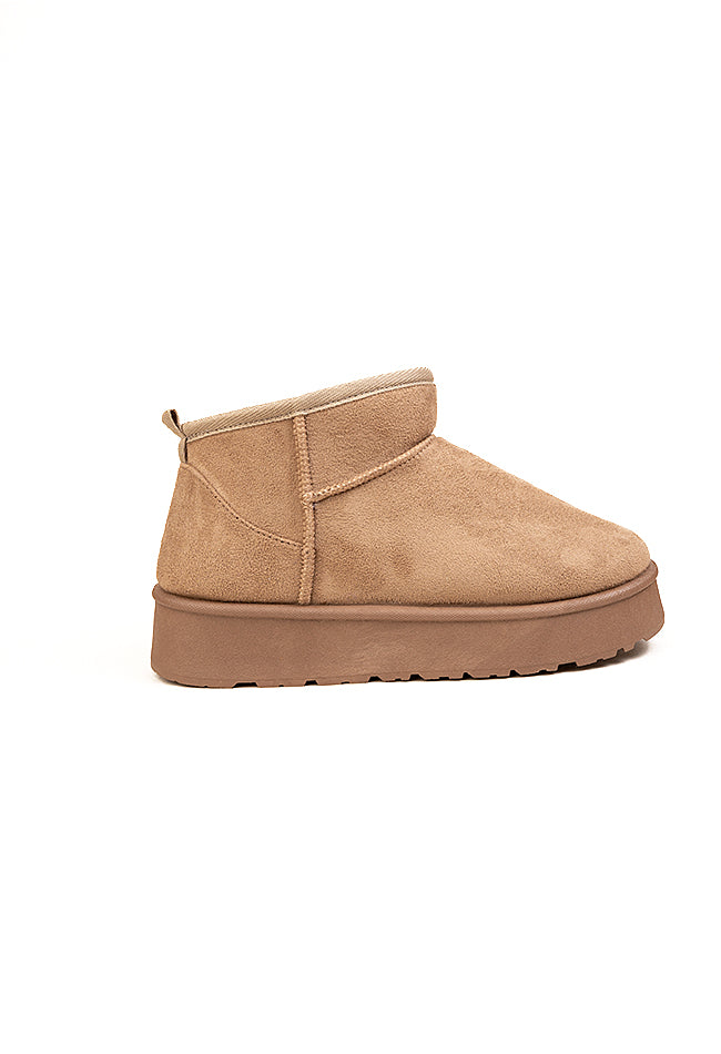 Scarlet Ladies Platform Low Cut Ankle Boot Khaki Wholesale