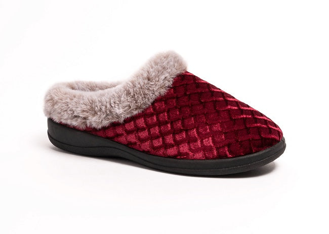 Liberty Dr Lightfoot Burgundy  Embellished Women's Slipper