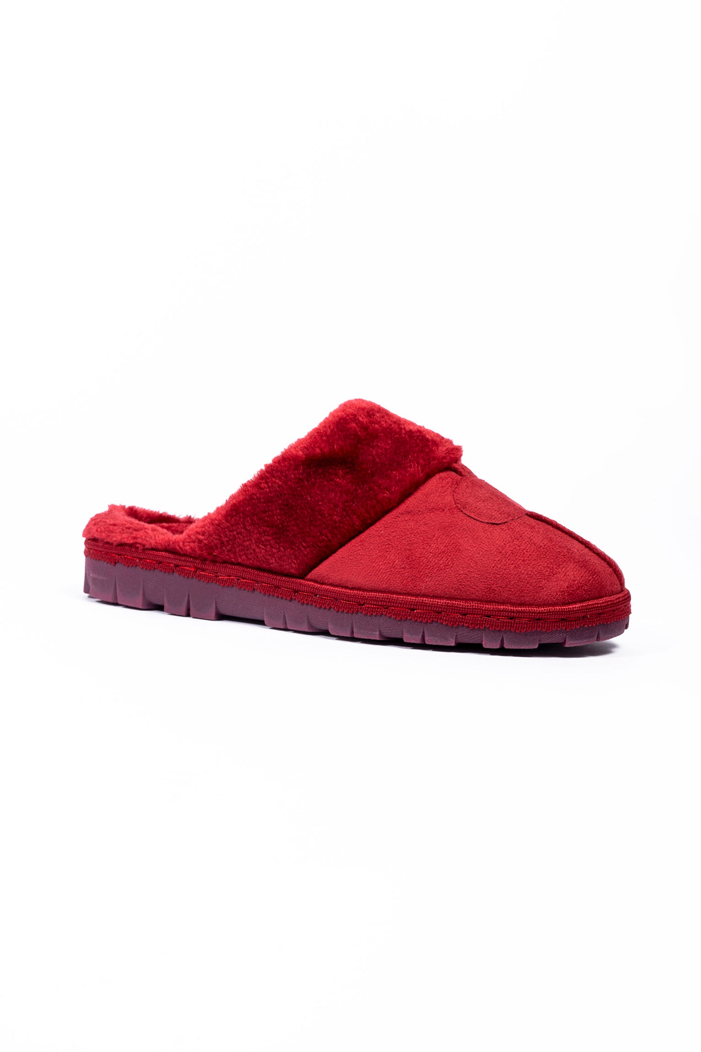 Natalie Berry C Seam Full Collar Mule Slipper