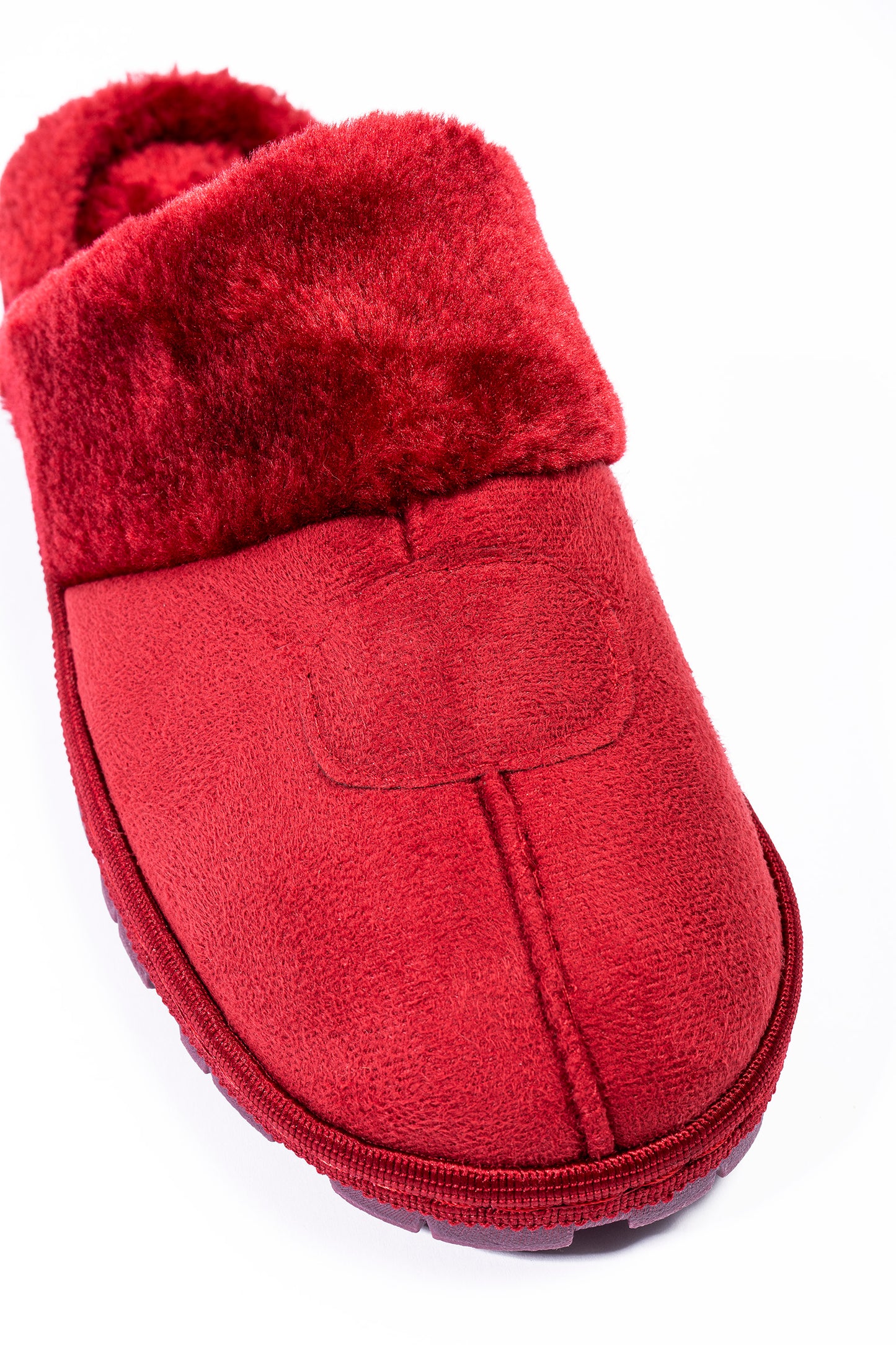Natalie Berry C Seam Full Collar Mule Slipper