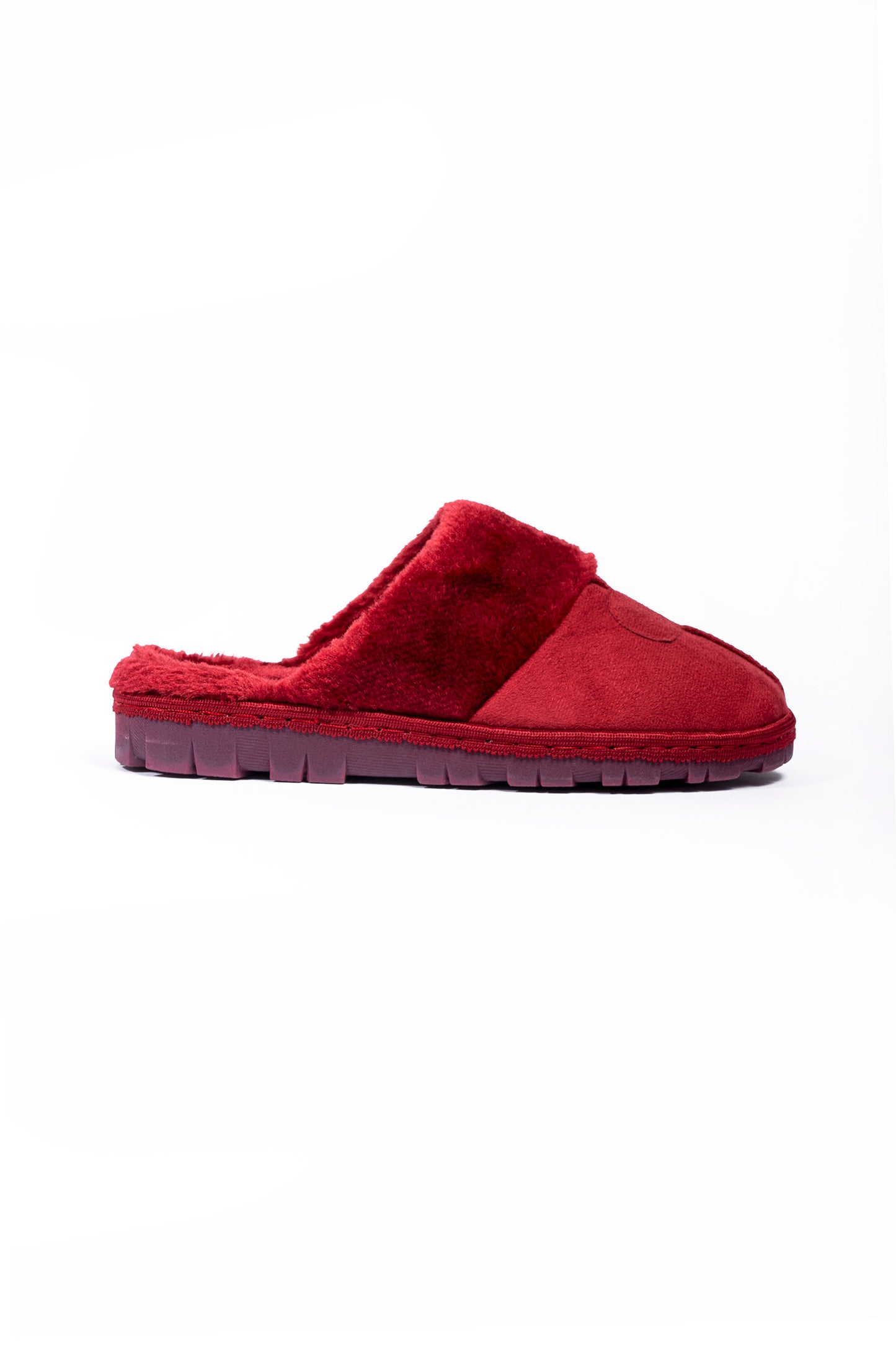 Natalie Berry C Seam Full Collar Mule Slipper