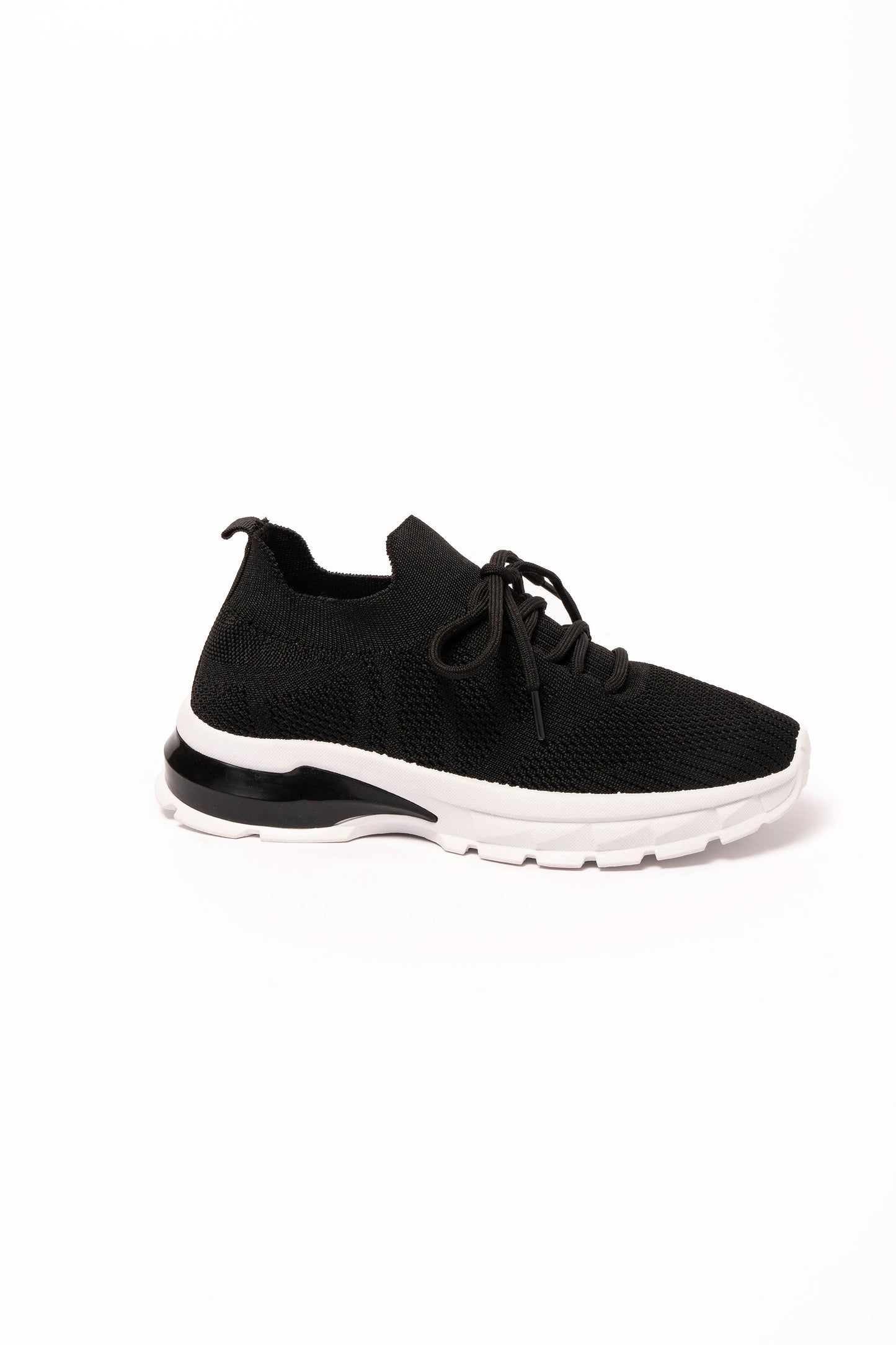 Sandra Ladies Black Flynit Trainer 3x8 Wholesale