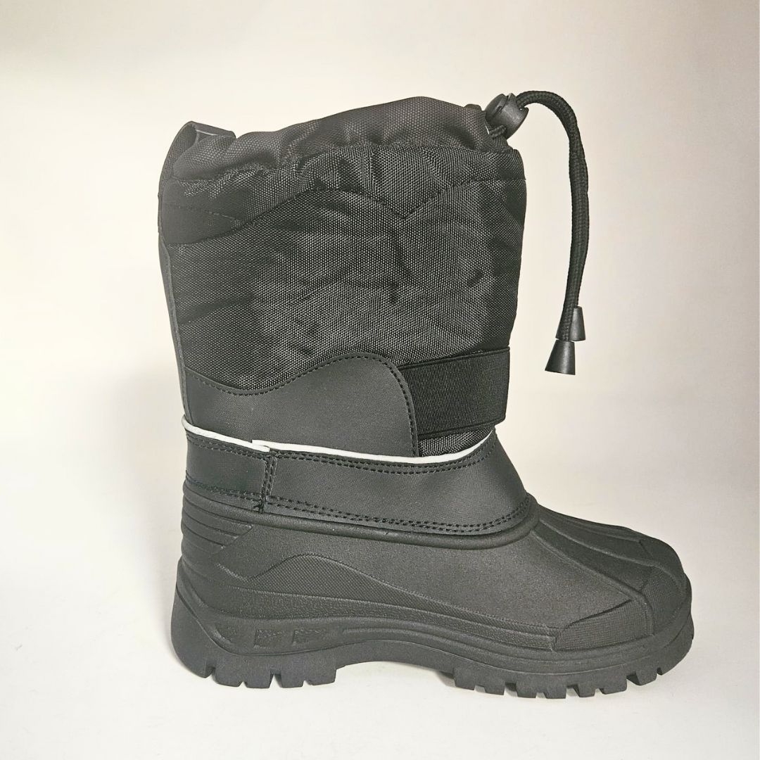 Harley Kids Black Winter Boots Size 28-35 Wholesale