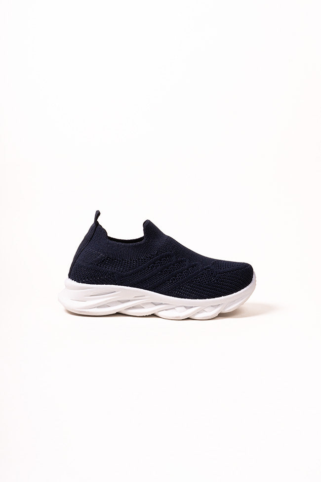 Alex Kids Navy Flyknit Trainer