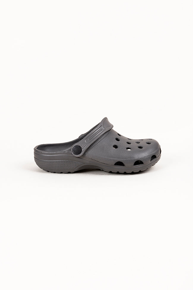 Charlie Youth Grey Clogs 28 Pairs