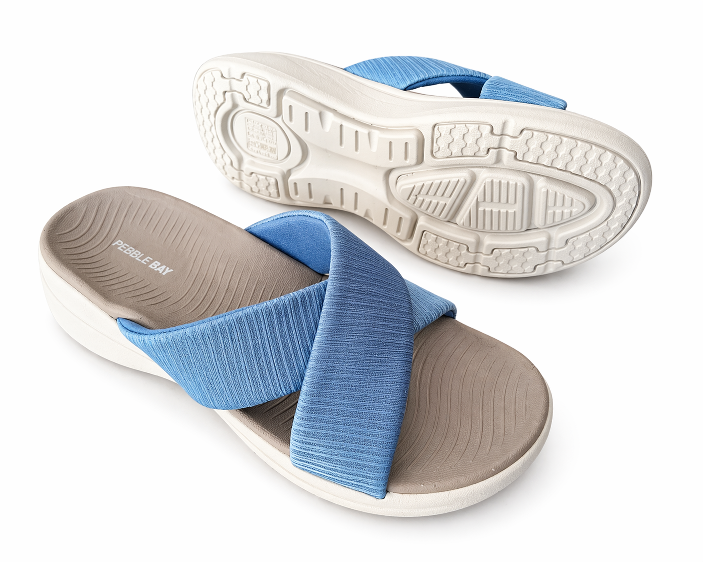 Rosie Ladies Crossover Denim Sandal