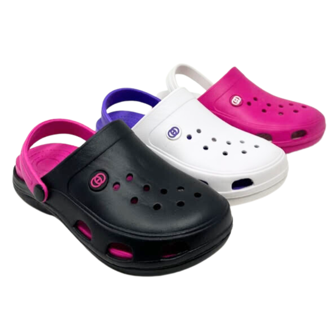 Stella Ladies Prepack Clogs 3 Colours in a Carton