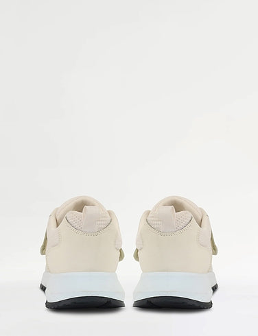 NEW Avery Ladies Touch Fasten Beige Trainers