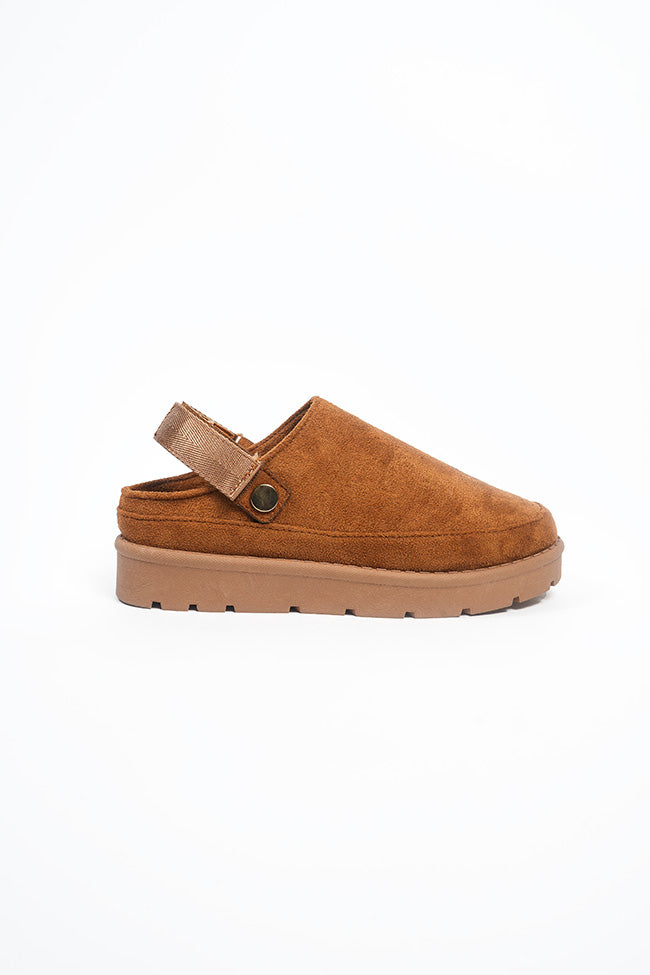 Molly Ladies Chestnut Mule Slingback Slipper