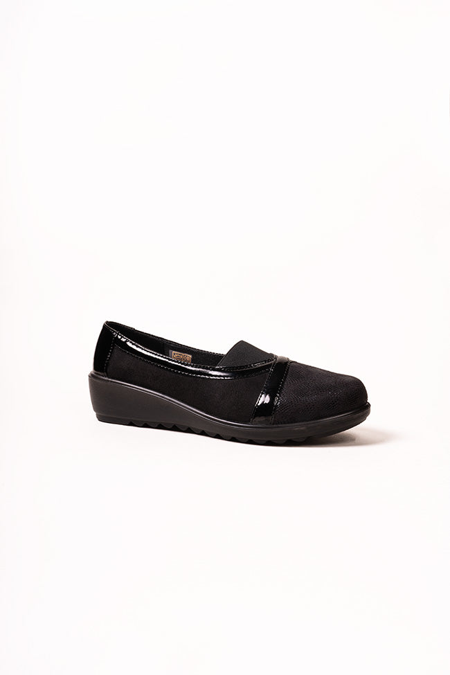 Jessica Ladies Dr. Lightfoot Black Casual Shoes
