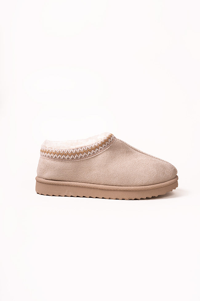 Harper Microfibre Low Cut Braid Stone Ladies Slippers Wholesale