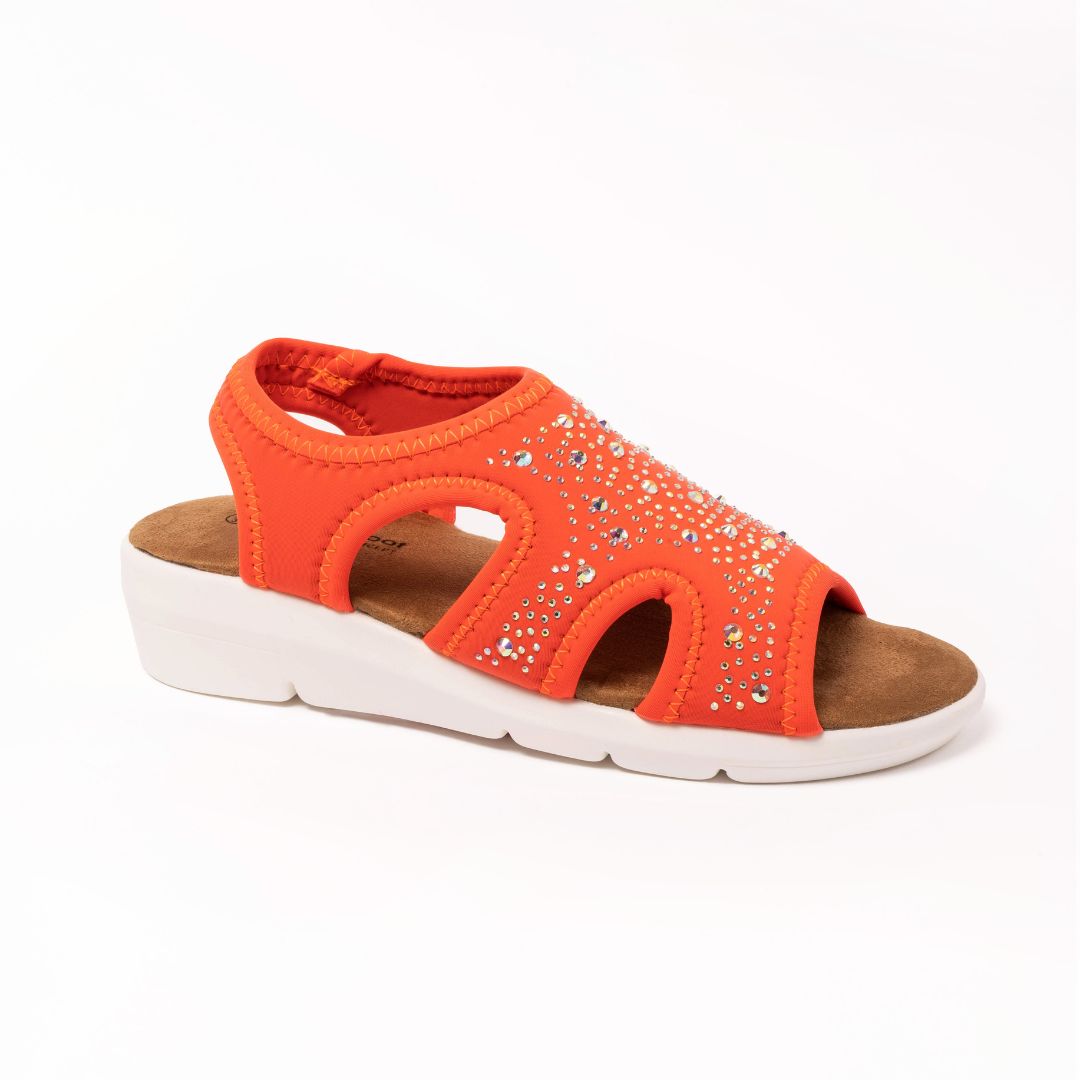 Olivia Burnt Orange Dr Lightfoot Sandal