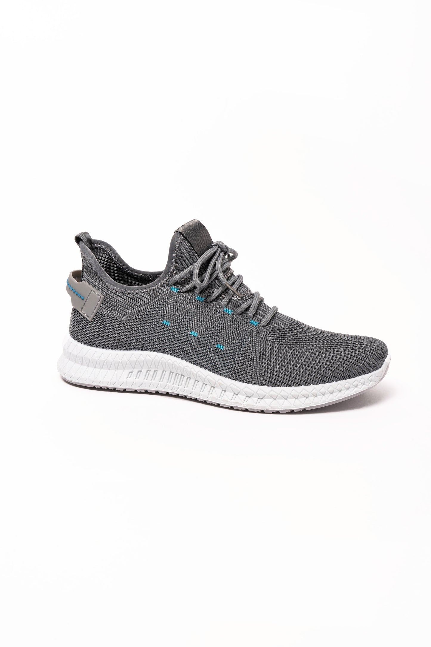 Josh Grey Slip on Knitted Trainer