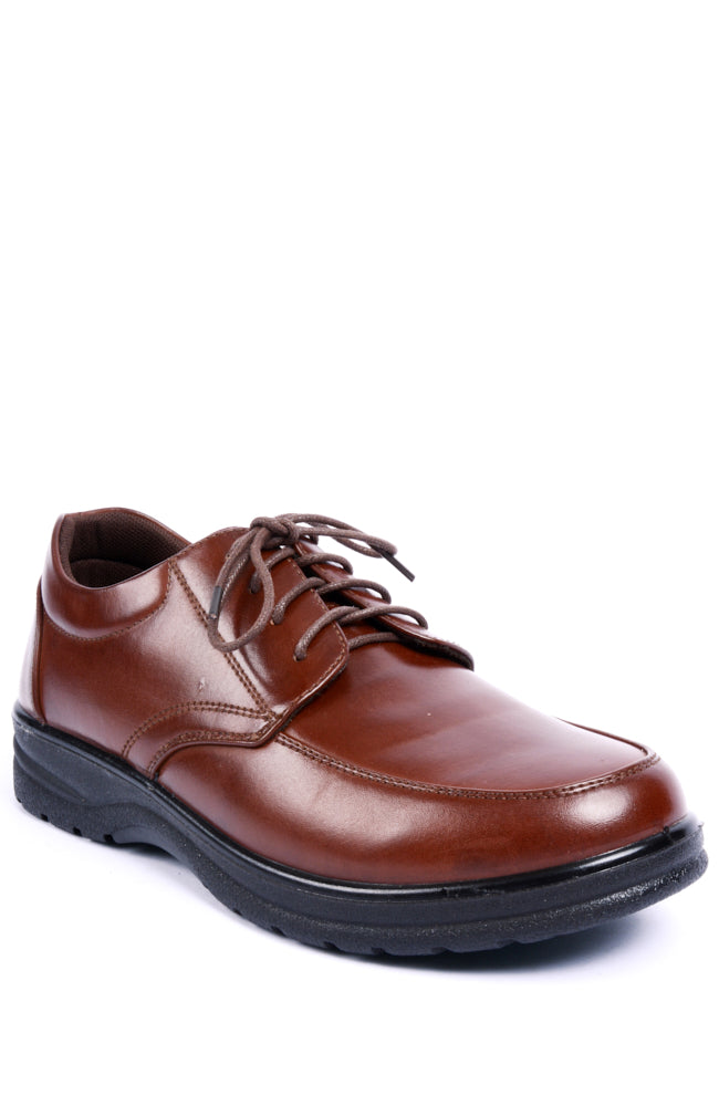 Reuben Dark Tan Dr Lightfoot Lace Up M12A