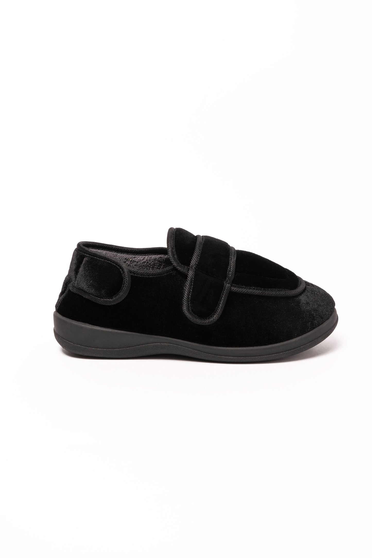 DIABETIC LADIES SLIPPERS BLACK