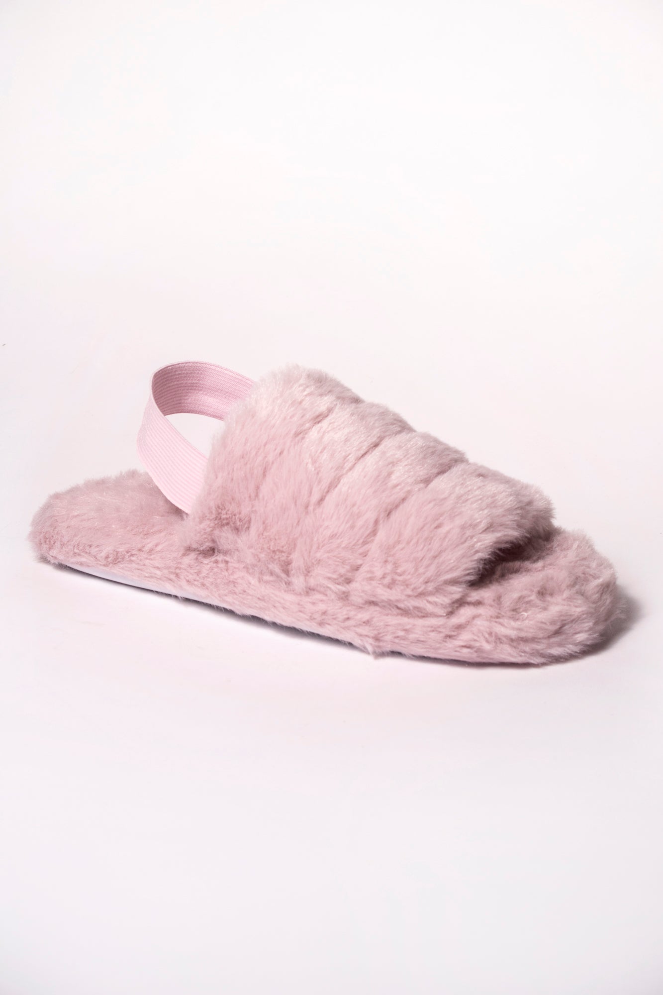 JODIE LILAC ELASTIC SLING BACK MULE SLIPPER