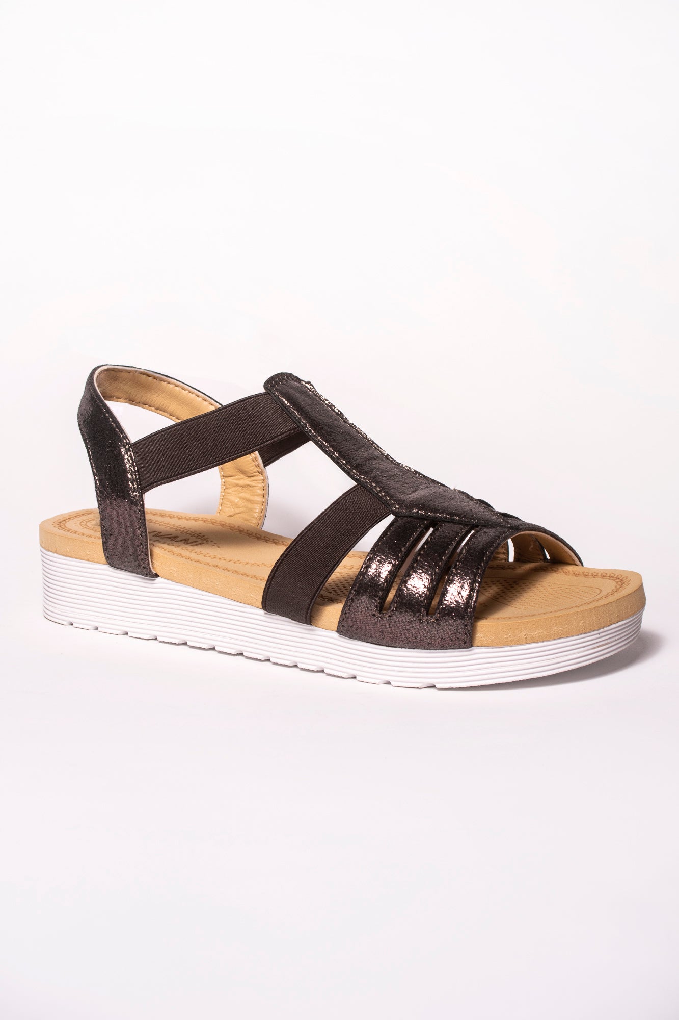 Rieker shimmer strap sandals on sale