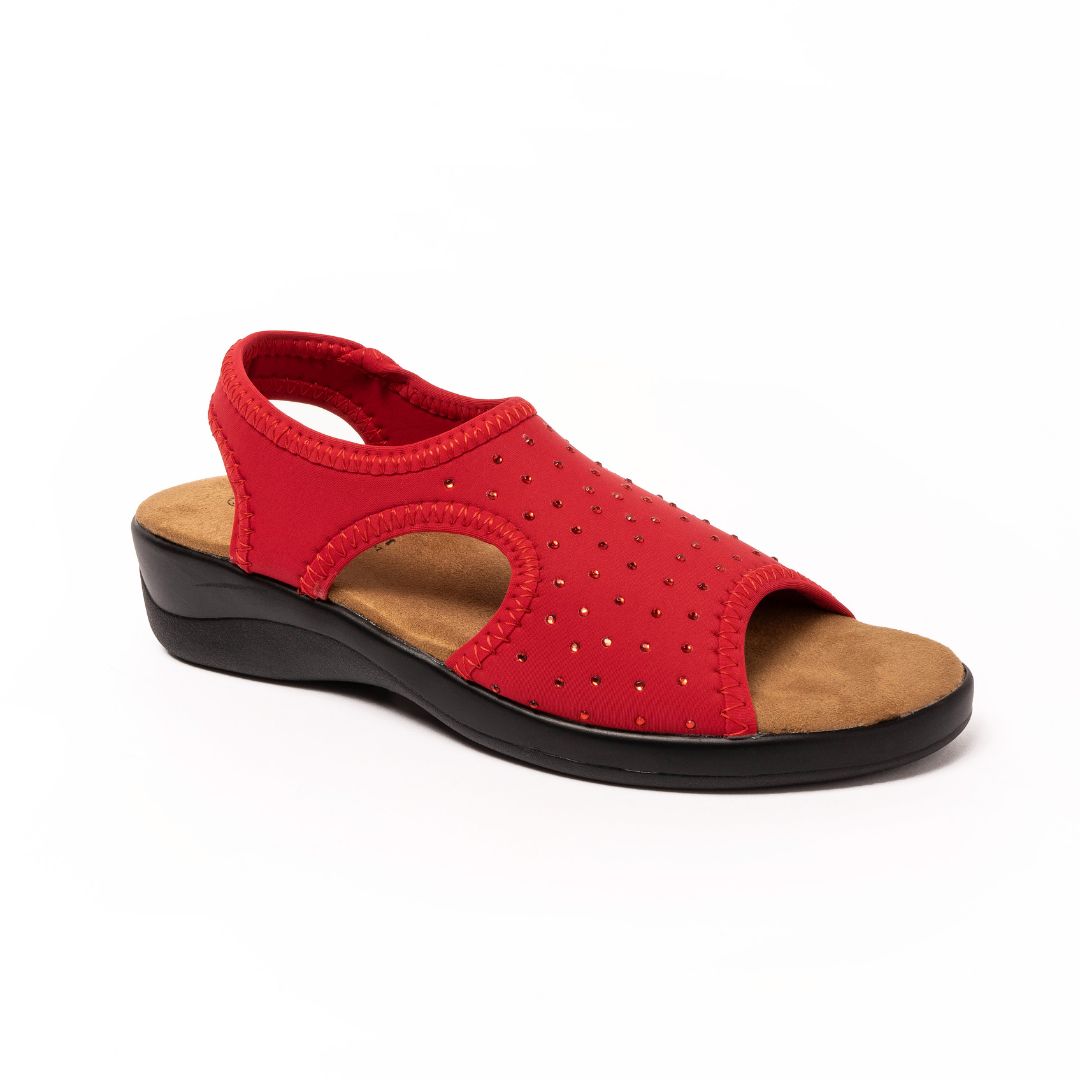 Jenny Red Dr Lighfoot Sandal