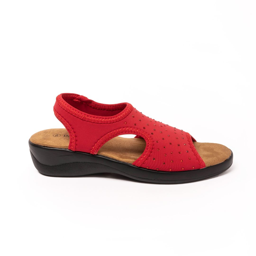 Jenny Red Dr Lighfoot Sandal