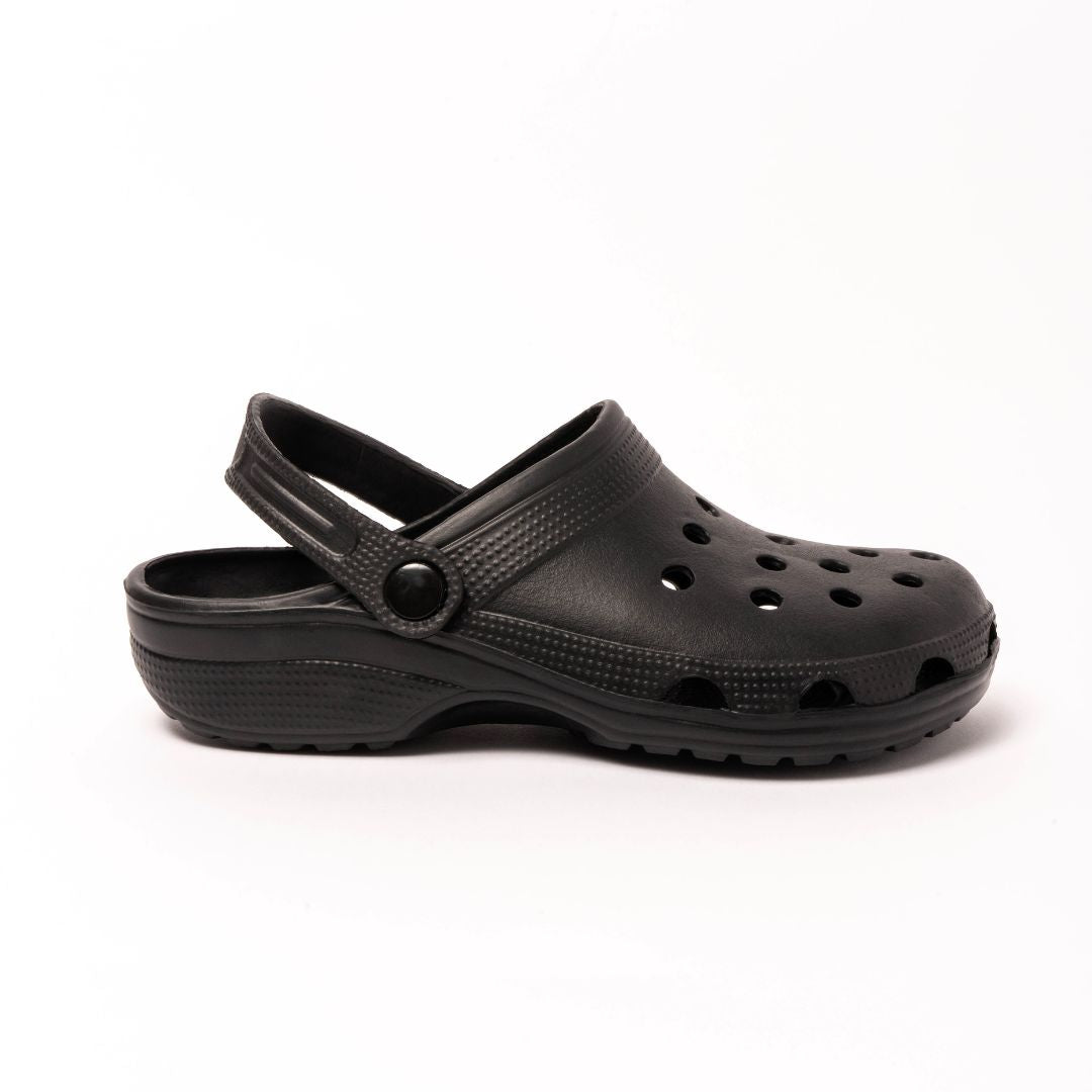 Charlie Youth Black Clogs