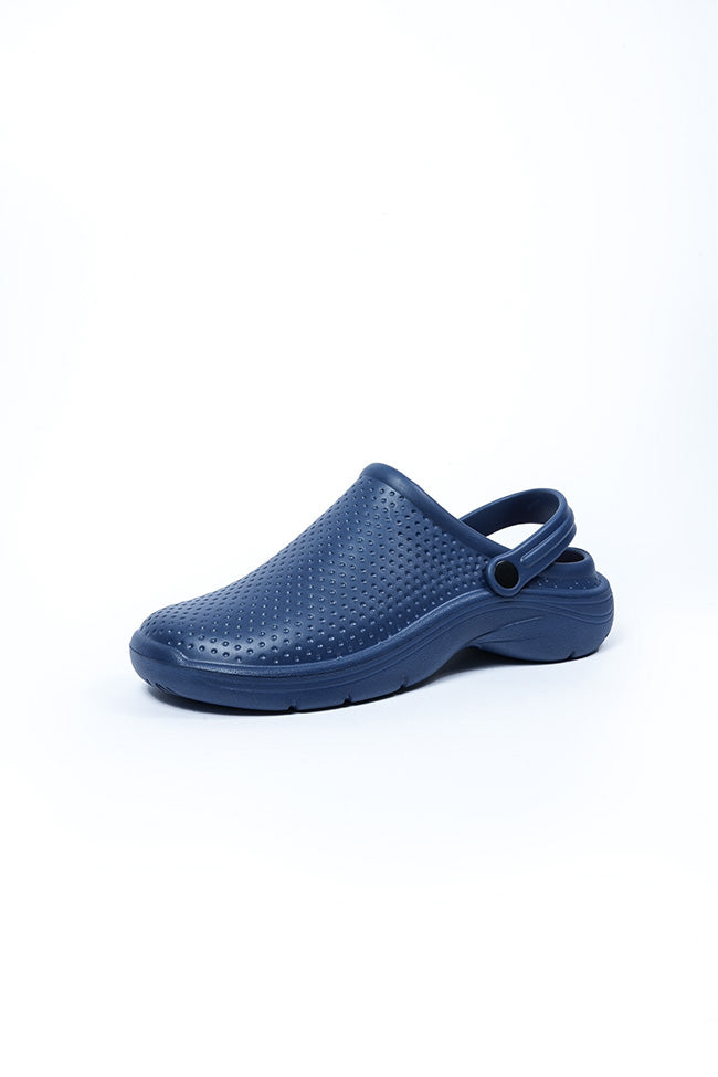 Luca Youth Full Garden Clogs Navy