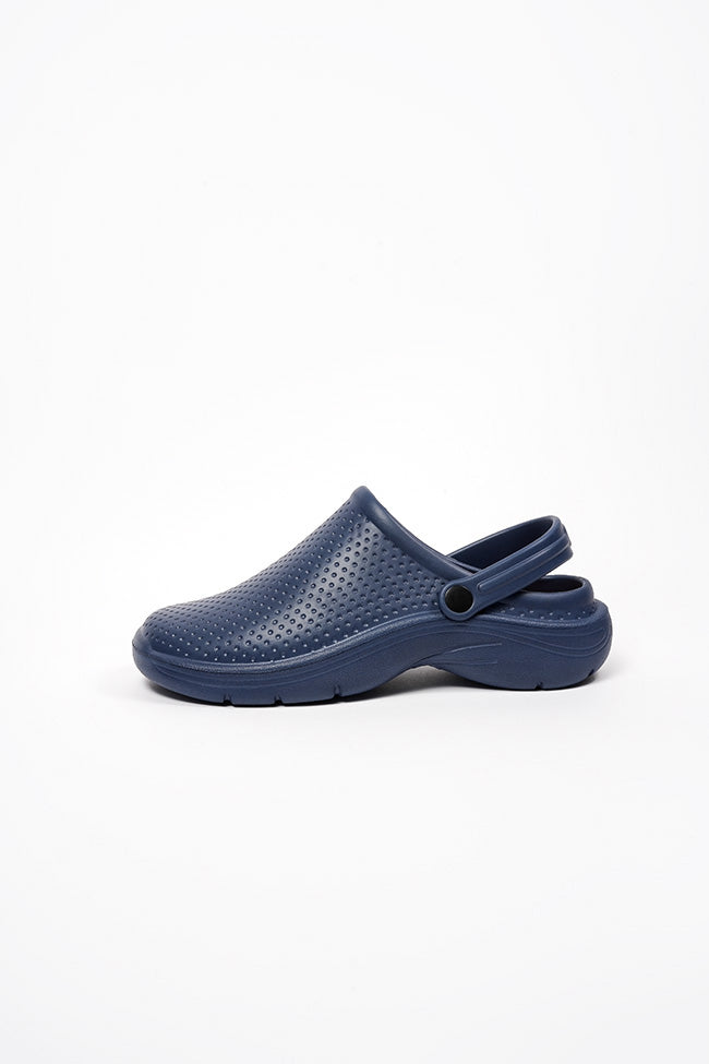 Luca Youth Full Garden Clogs Navy