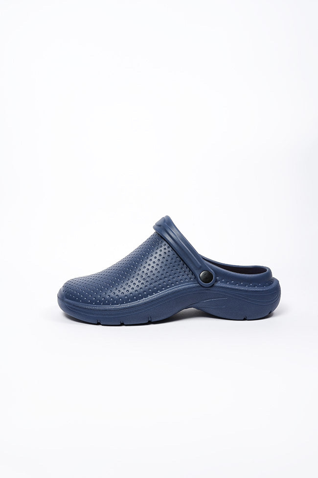 Luca Youth Full Garden Clogs Navy
