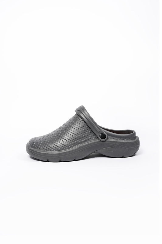 Luca Youth Full Garden Clogs Grey
