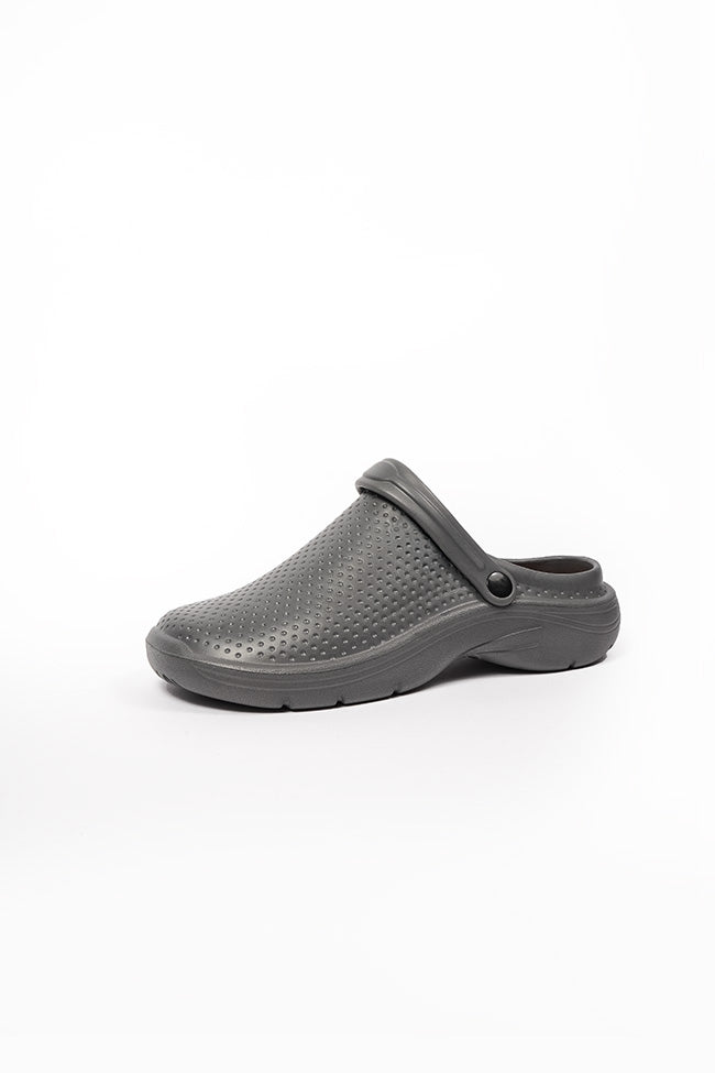 Luca Youth Full Garden Clogs Grey