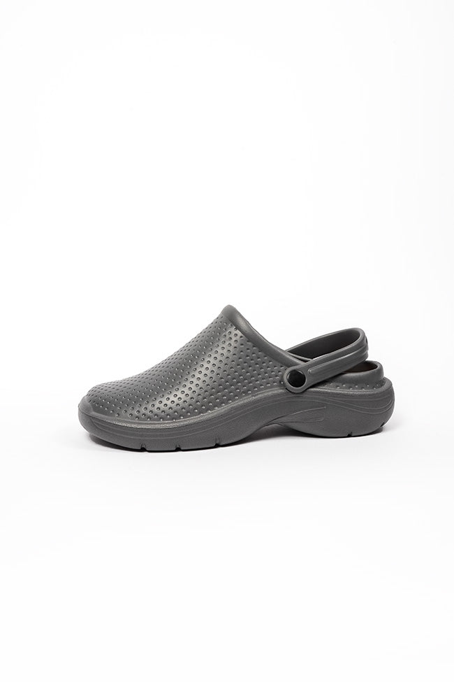 Luca Youth Full Garden Clogs Grey