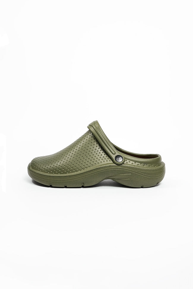 Atlas Men Full Garden Clog Khaki UK7-11