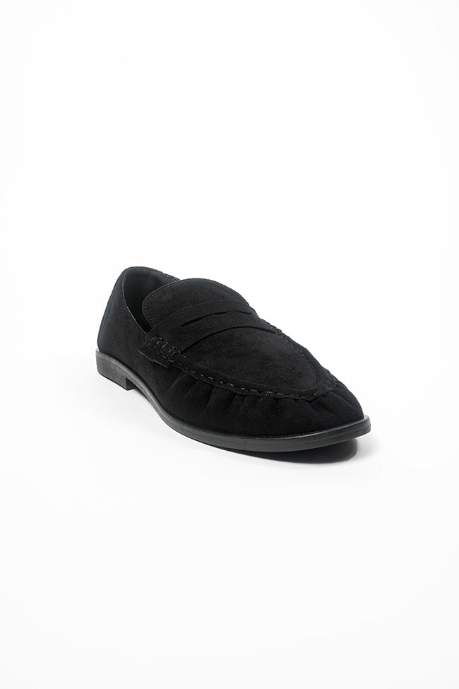 Deborah Ladies Black Microfiber Loafer 4x8