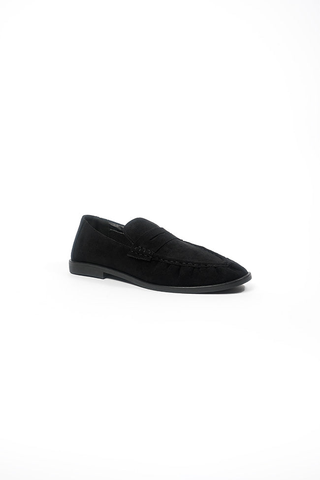 Deborah Ladies Black Microfiber Loafer 4x8