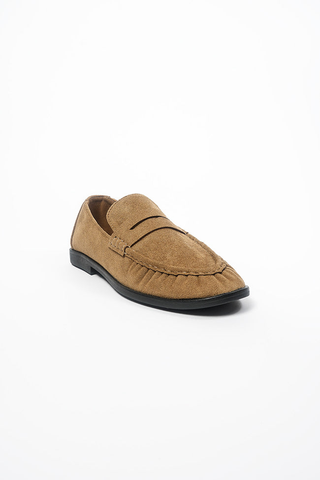 Deborah Ladies Natural Microfiber Loafer 4x8