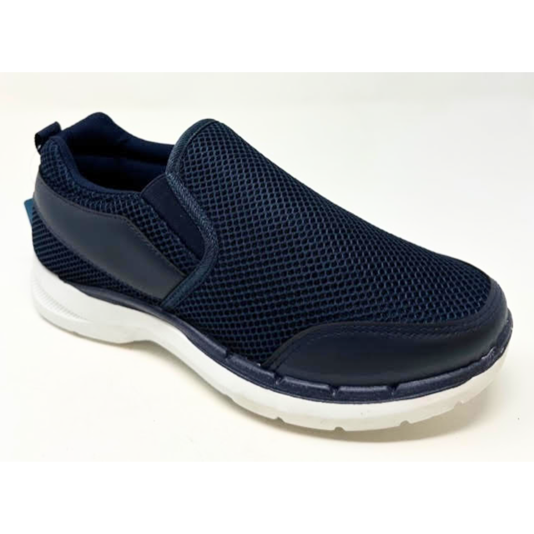 James Men's Mash Twin Gusset Slip On Trainer Navy – Kenyons Footwear