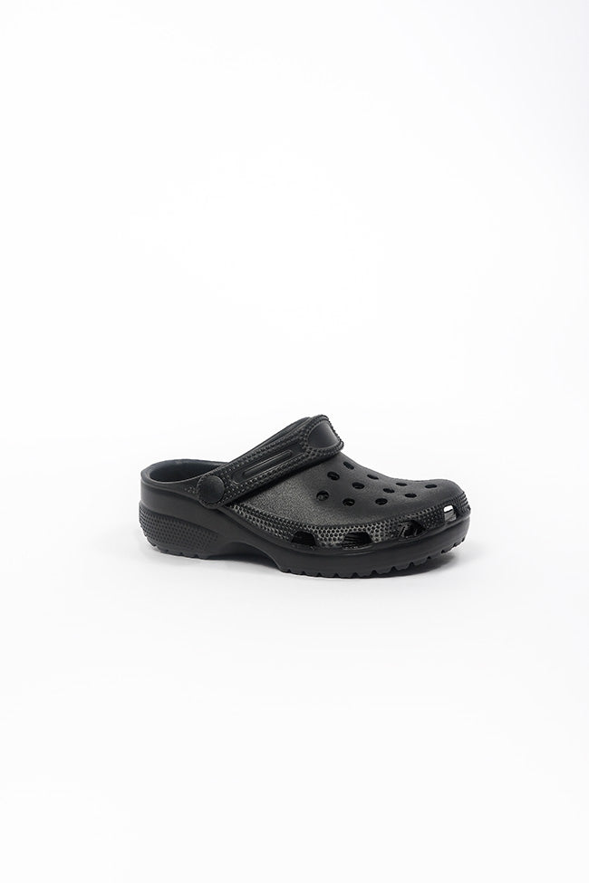 Danny Black and White  Clogs Sizes 18-23