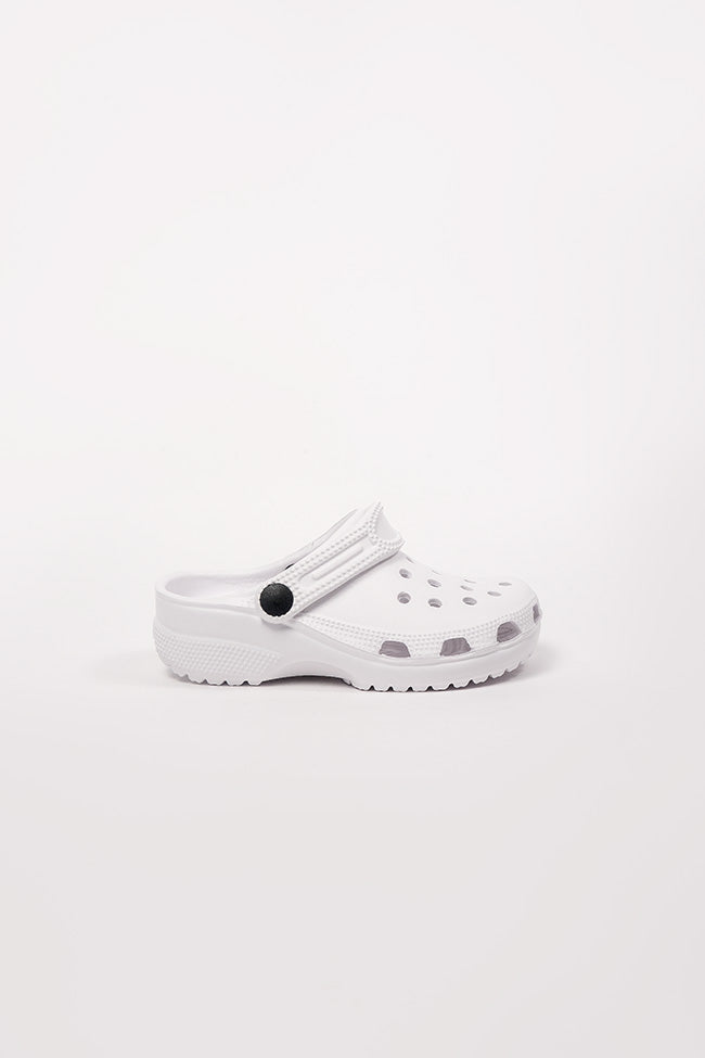 Danny Black and White  Clogs Sizes 18-23