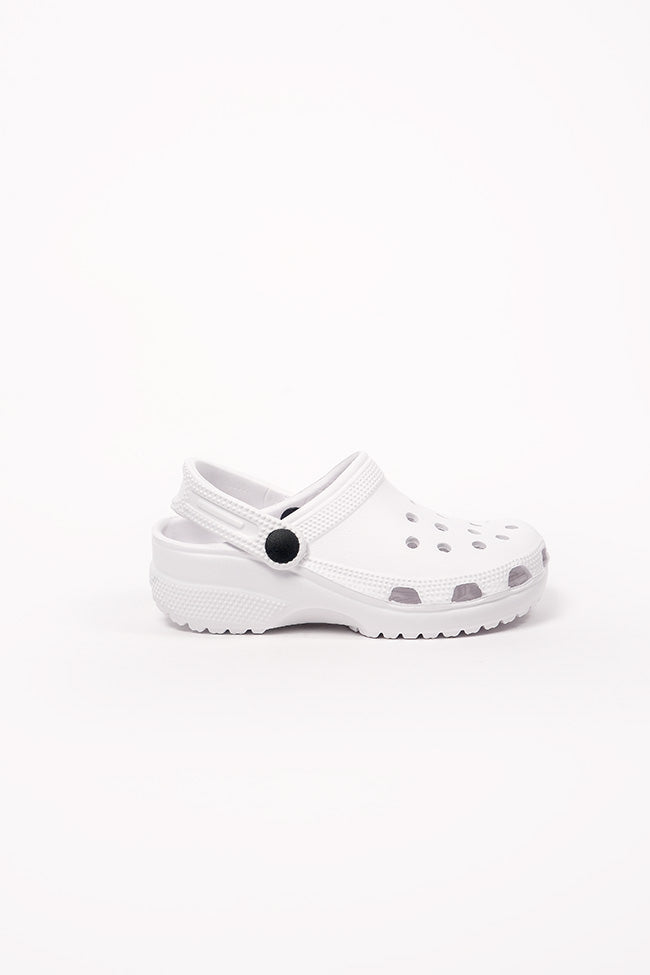 Danny Black and White  Clogs Sizes 18-23