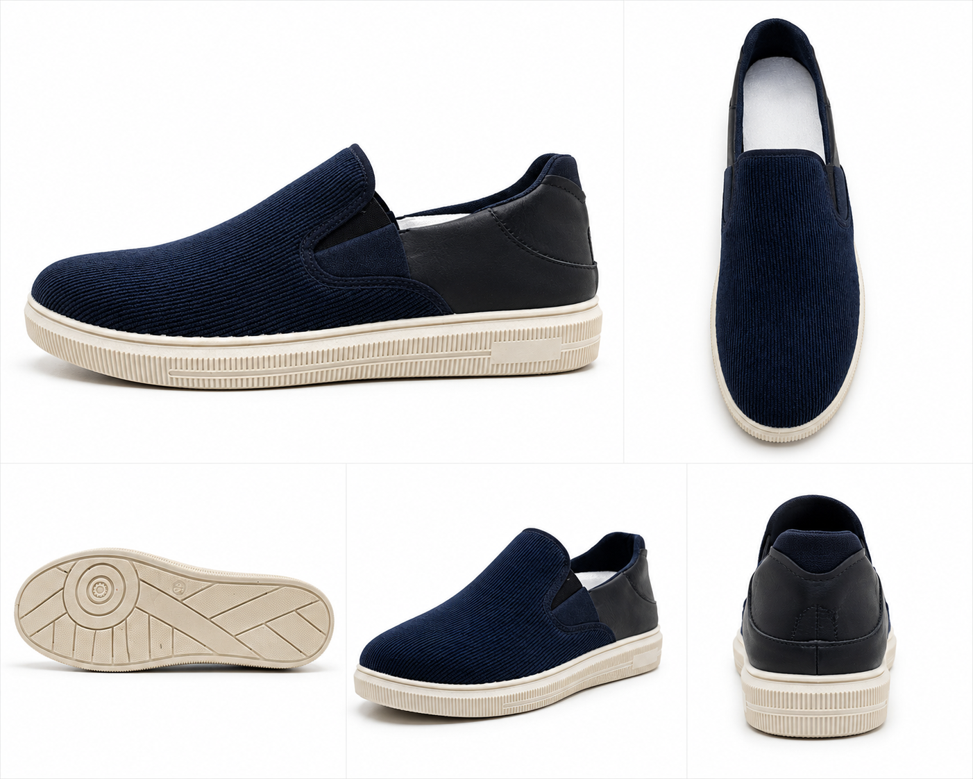 Alan Men's INSHU Twin Gusset Casuals Navy