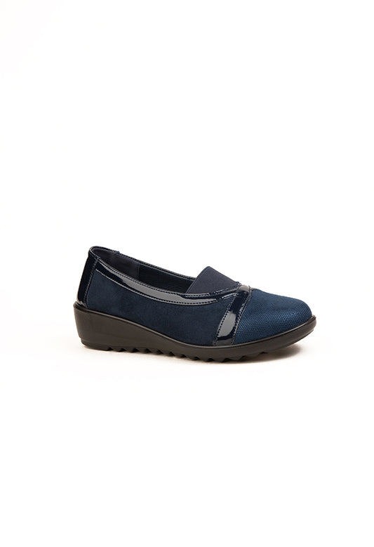 Jessica Ladies Dr. Lightfoot Navy Casual Shoes