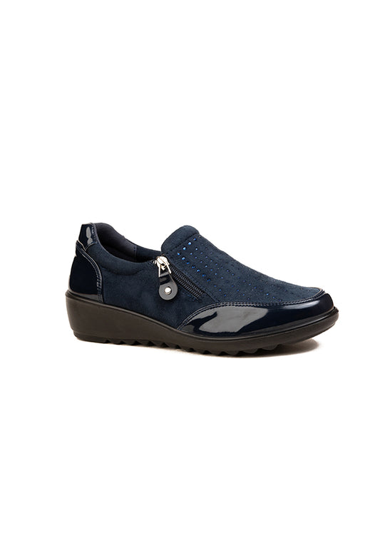 Julie Dr. Lightfoot Ladies Navy Casuals