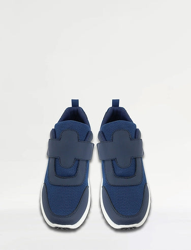 NEW Avery Ladies Touch Fasten Navy  Trainers