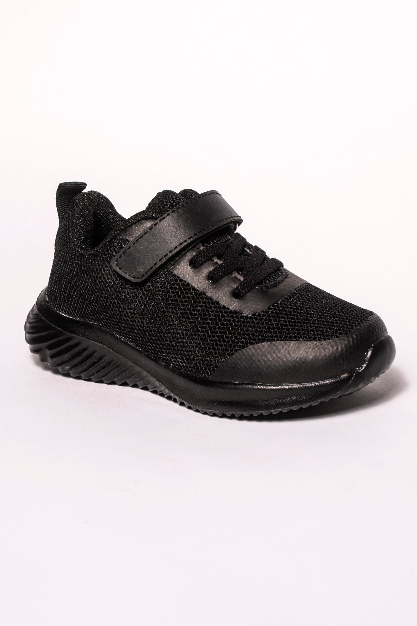 Nathan Touch Fasten Speed Lace PU Boys Trainer